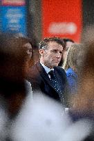 Macron Meets Readers of Ouest France Group - Saint-Malo