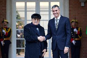 PM Sanchez Receives President Abbas - Madrid