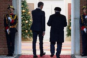 PM Sanchez Receives President Abbas - Madrid