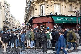 Nicolas Sarkozy at His First Book Signing for Le Journal D'un Prisonnier - Paris