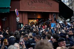 Nicolas Sarkozy at His First Book Signing for Le Journal D'un Prisonnier - Paris