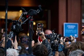 Nicolas Sarkozy at His First Book Signing for Le Journal D'un Prisonnier - Paris