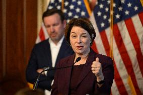 Press conference held by Senate Minority leadership