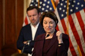 Press conference held by Senate Minority leadership