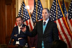 Press conference held by Senate Minority leadership