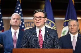 Radio/TV Gallery press conference held by republican House leadership