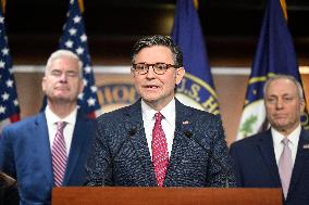 Radio/TV Gallery press conference held by republican House leadership