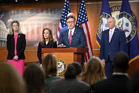 Radio/TV Gallery press conference held by republican House leadership