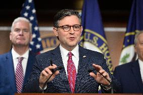 Radio/TV Gallery press conference held by republican House leadership