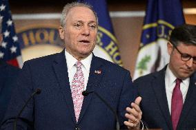 Radio/TV Gallery press conference held by republican House leadership