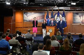 Radio/TV Gallery press conference held by republican House leadership