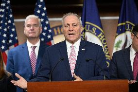 Radio/TV Gallery press conference held by republican House leadership