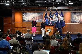 Radio/TV Gallery press conference held by republican House leadership