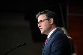 Radio/TV Gallery press conference held by republican House leadership