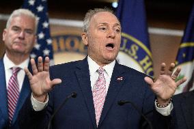 Radio/TV Gallery press conference held by republican House leadership