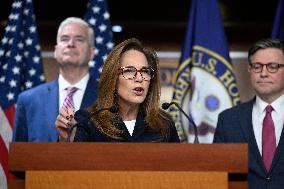 Radio/TV Gallery press conference held by republican House leadership