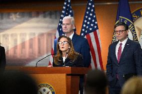 Radio/TV Gallery press conference held by republican House leadership