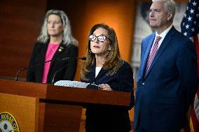 Radio/TV Gallery press conference held by republican House leadership