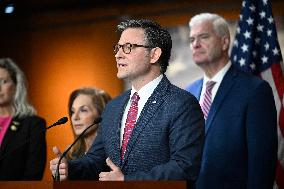 Radio/TV Gallery press conference held by republican House leadership