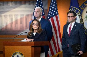 Radio/TV Gallery press conference held by republican House leadership