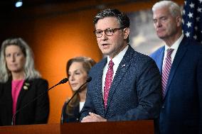 Radio/TV Gallery press conference held by republican House leadership