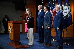 Radio/TV Gallery press conference held by republican House leadership