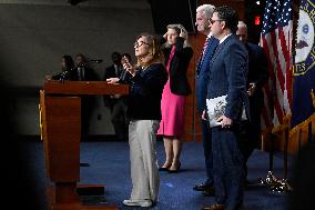 Radio/TV Gallery press conference held by republican House leadership
