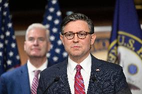 Radio/TV Gallery press conference held by republican House leadership