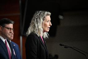 Radio/TV Gallery press conference held by republican House leadership