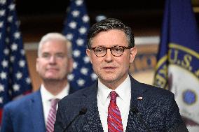 Radio/TV Gallery press conference held by republican House leadership