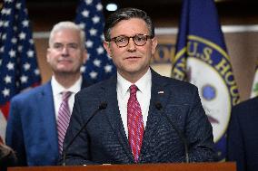 Radio/TV Gallery press conference held by republican House leadership