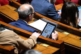 Session of Questions to The Government - Paris