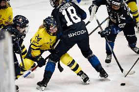 Women's EHT match Finland vs Sweden