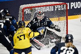 Women's EHT match Finland vs Sweden