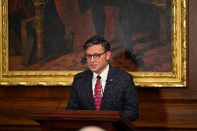 Ceremonial Menorah lighting in the Capitol