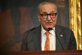 Ceremonial Menorah lighting in the Capitol