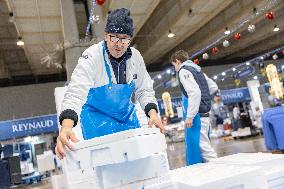 Christmas press visit to the Rungis International Market