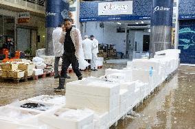 Christmas press visit to the Rungis International Market