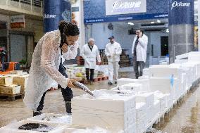 Christmas press visit to the Rungis International Market