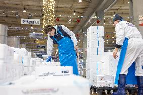 Christmas press visit to the Rungis International Market