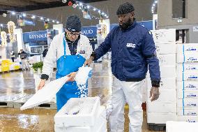 Christmas press visit to the Rungis International Market