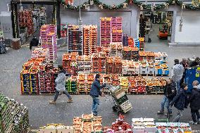 Christmas press visit to the Rungis International Market