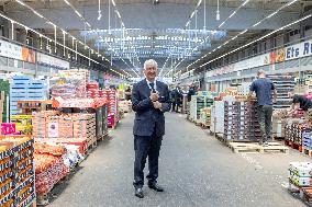 Christmas press visit to the Rungis International Market