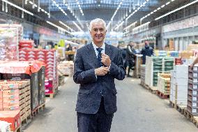 Christmas press visit to the Rungis International Market