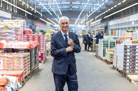 Christmas press visit to the Rungis International Market