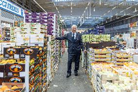 Christmas press visit to the Rungis International Market