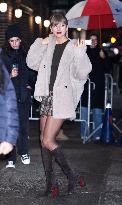 Taylor Swift At The Late Show - NYC