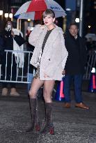 Taylor Swift At The Late Show - NYC