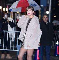 Taylor Swift At The Late Show - NYC