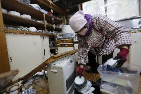 Aftermath of strong earthquake in Aomori Pref.